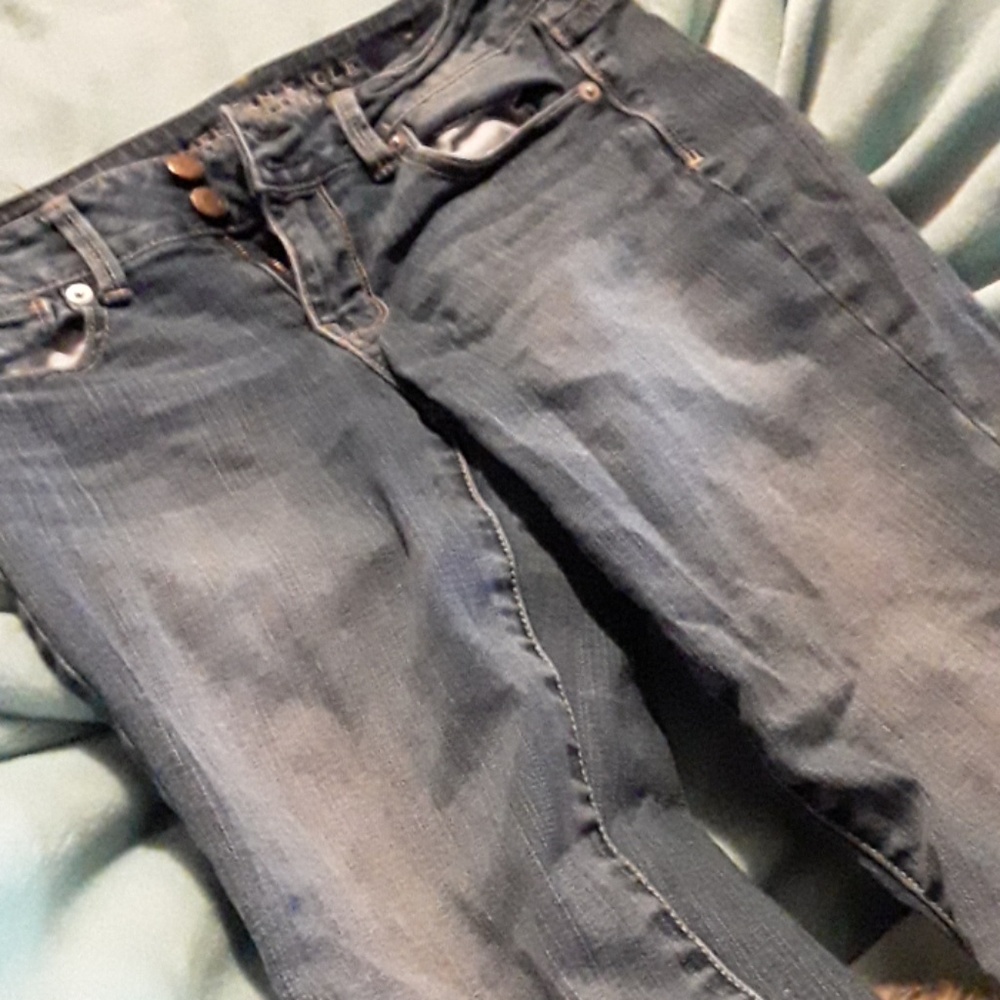 American eagle cropped skinny jeans